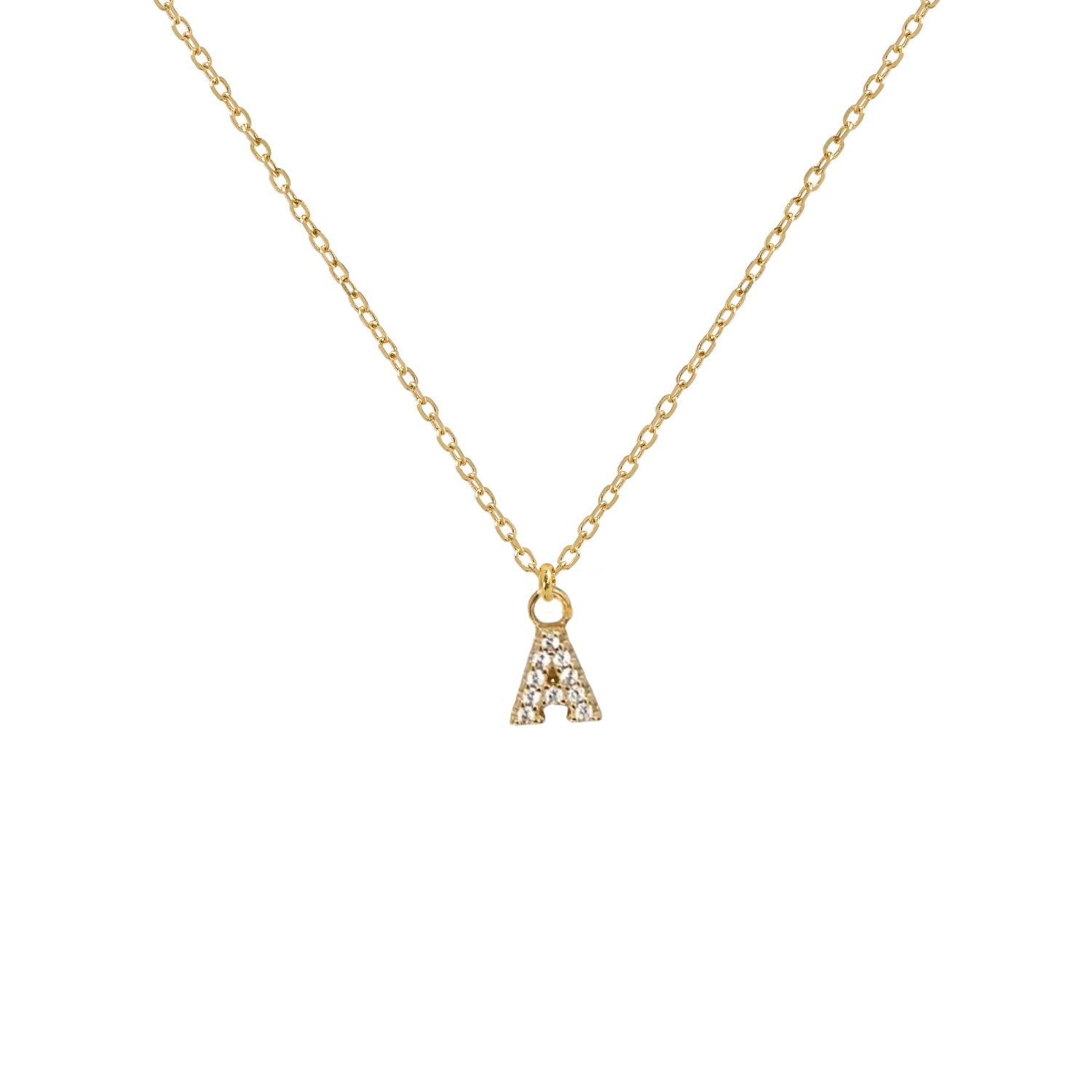 INITIAL NECKLACE WITH YOUR FAVORITE LETTER CHARM